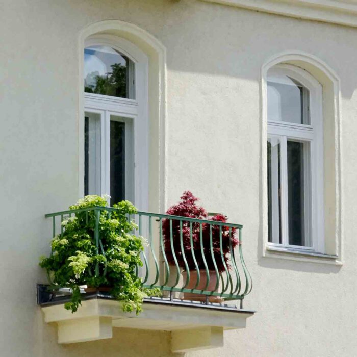 Die Begeisterung der Nachbarschaft des botanischen Gartens in Wien.