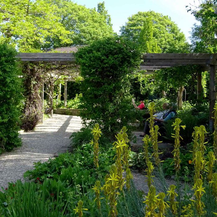 Lauben des Pergolagartens im Berggarten Hannover