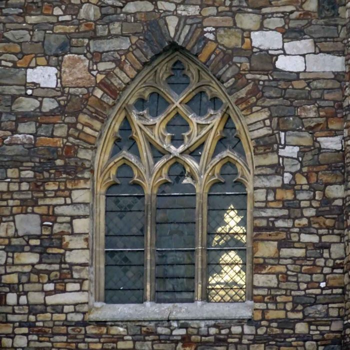 Gotisches Fenster der Abteikirche