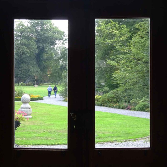 Schöner Ausblick aus dem Refektorium