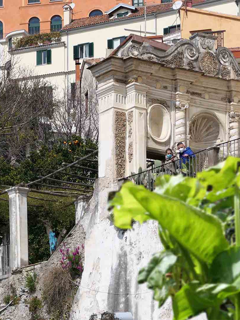 Blick auf den Giardino di Minerva