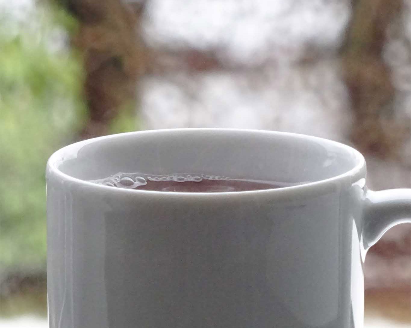 Tasse Kräutertee entspannend