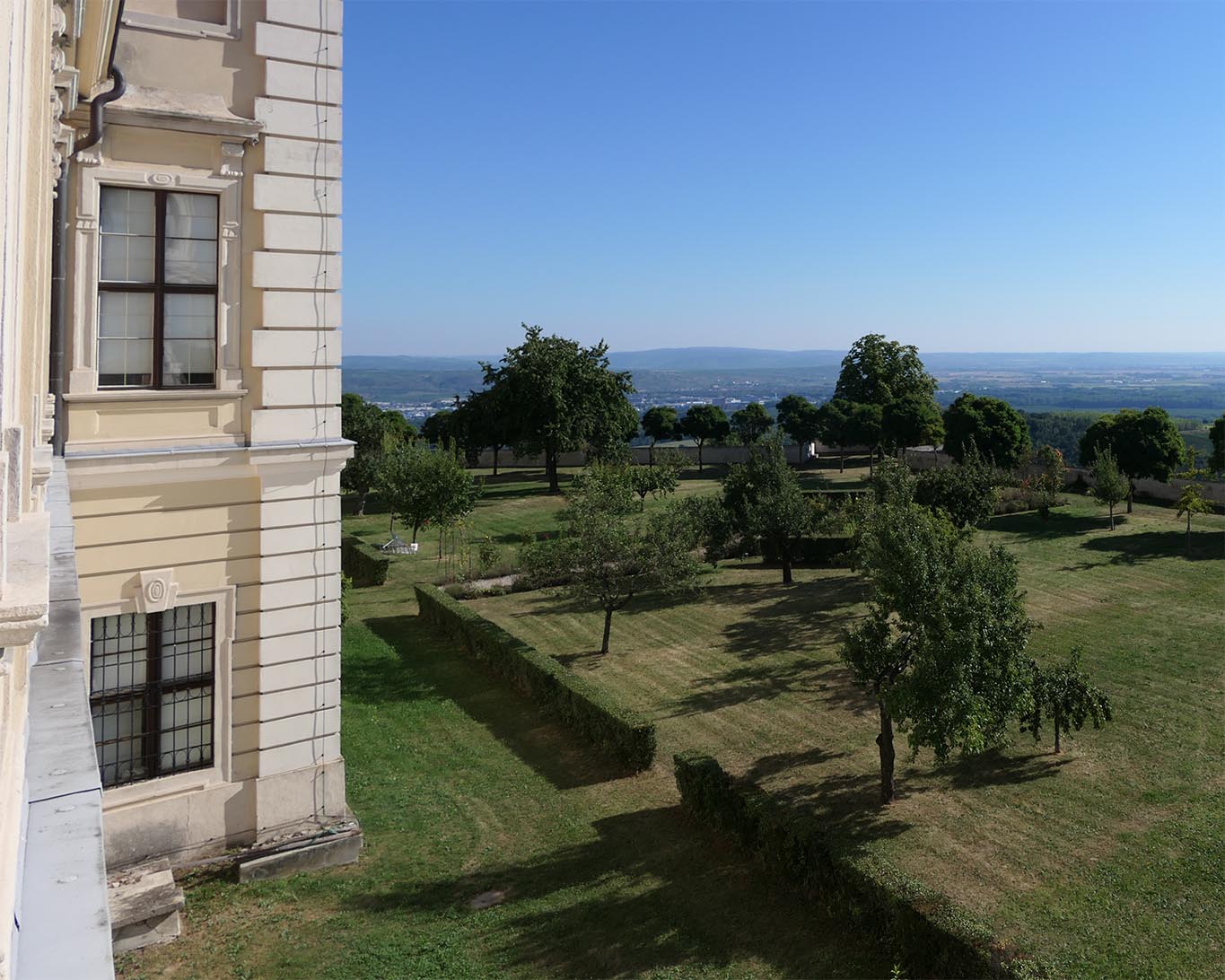 Blick in den Konventgarten Stift Göttweig