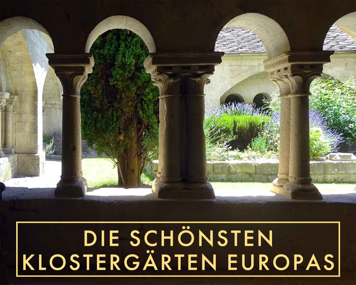Besuchen Sie die schönsten Klostergärten Europas. Endecken Sie Neues und Altbekanntes. Ein Ausflug in die verschlossene Welten der Klöster Frankreichs, Belgien, der Schweiz, Italien, Österreich und Deutschland.