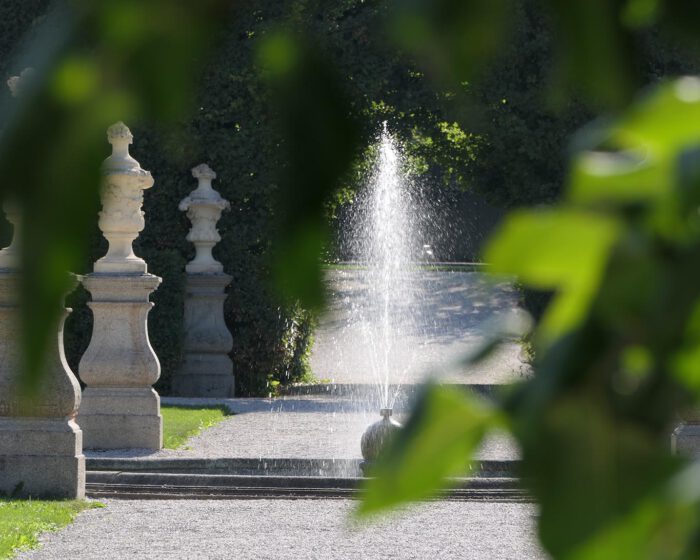 Wasserfontaine im Hofgarten.