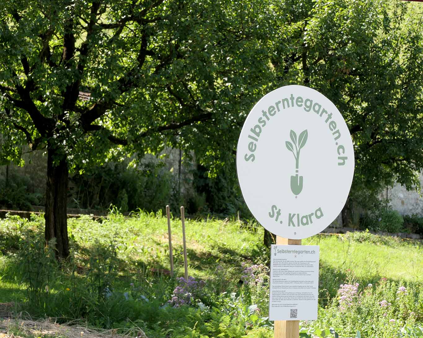 Der Klostergarten St. Klara Stans ist ein Projekt des Schweizer Vereins Selbsthilfegarten.