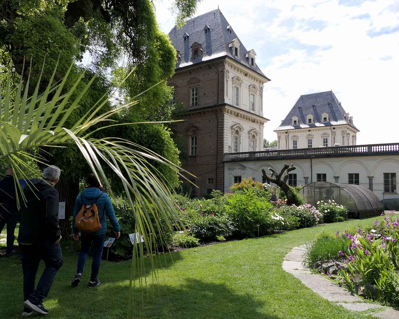 Der Botanische Garten der Universita di Torino befindet sich in unmittelbarer Nachbarschaft zum Castello del Valentino.