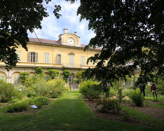 Gebäude des Herbariums  im Orto Botanico dell'Università di Torino.